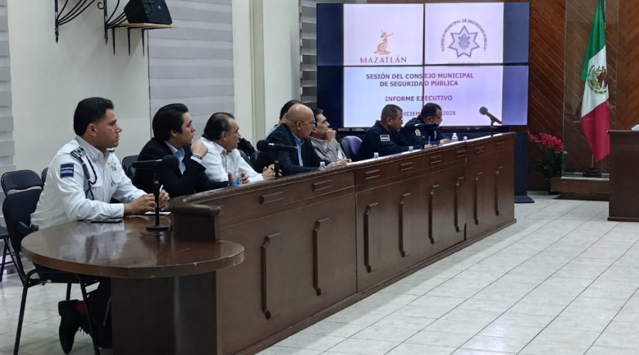Sesión del Consejo Municipal de Seguridad Pública