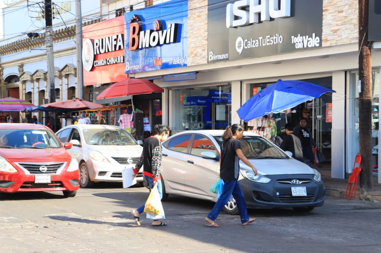 Calles del centro de Mazatlán