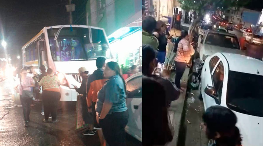 Camión Urbano choca contra dos vehículos en Mazatlán