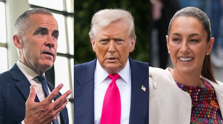 Carney, Trump y Sheinbaum