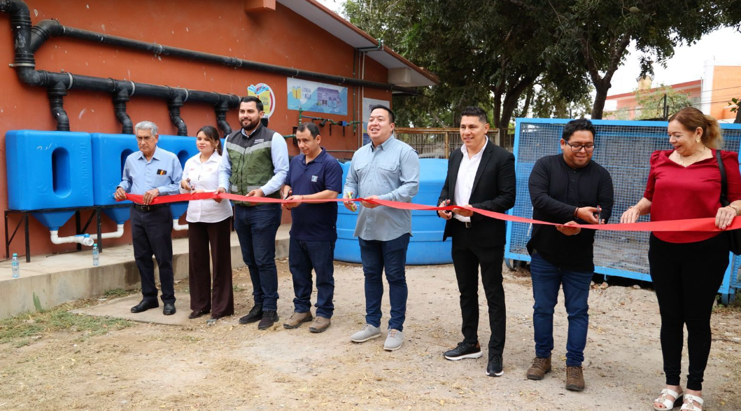 Para aprovechar lluvias: 4 escuelas de Mazatlán son beneficiadas con el programa “Escuelas con Agua”