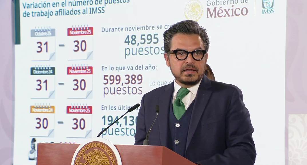 Zoé Robledo, director del IMSS