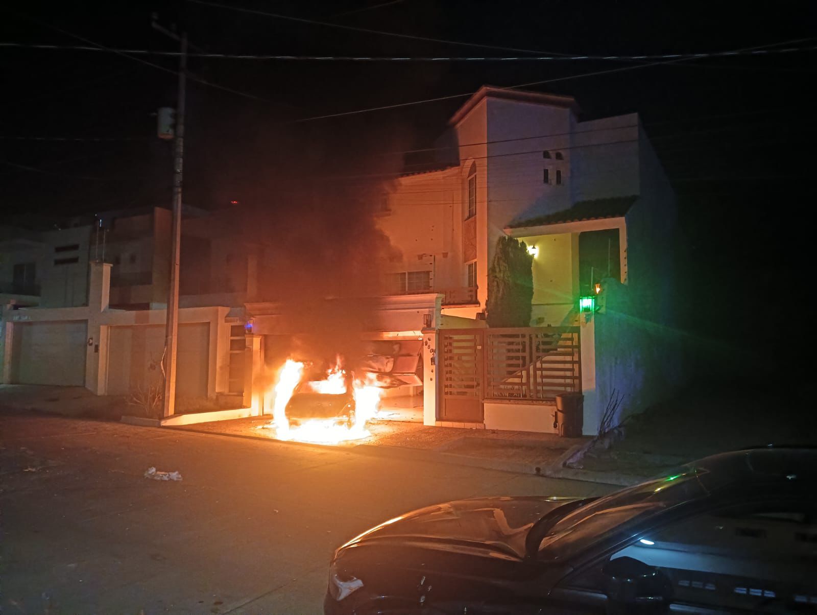 Casa vandalizada en Culiacán. Abigail Baca