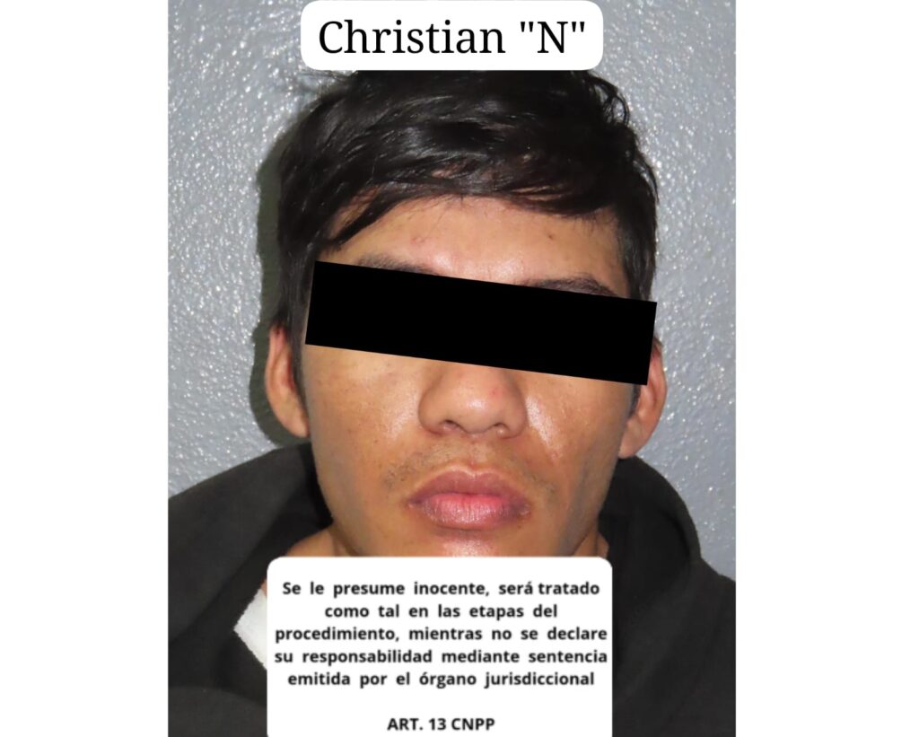 Christian, presunto responsable de robo de motocicleta en Mazatlán