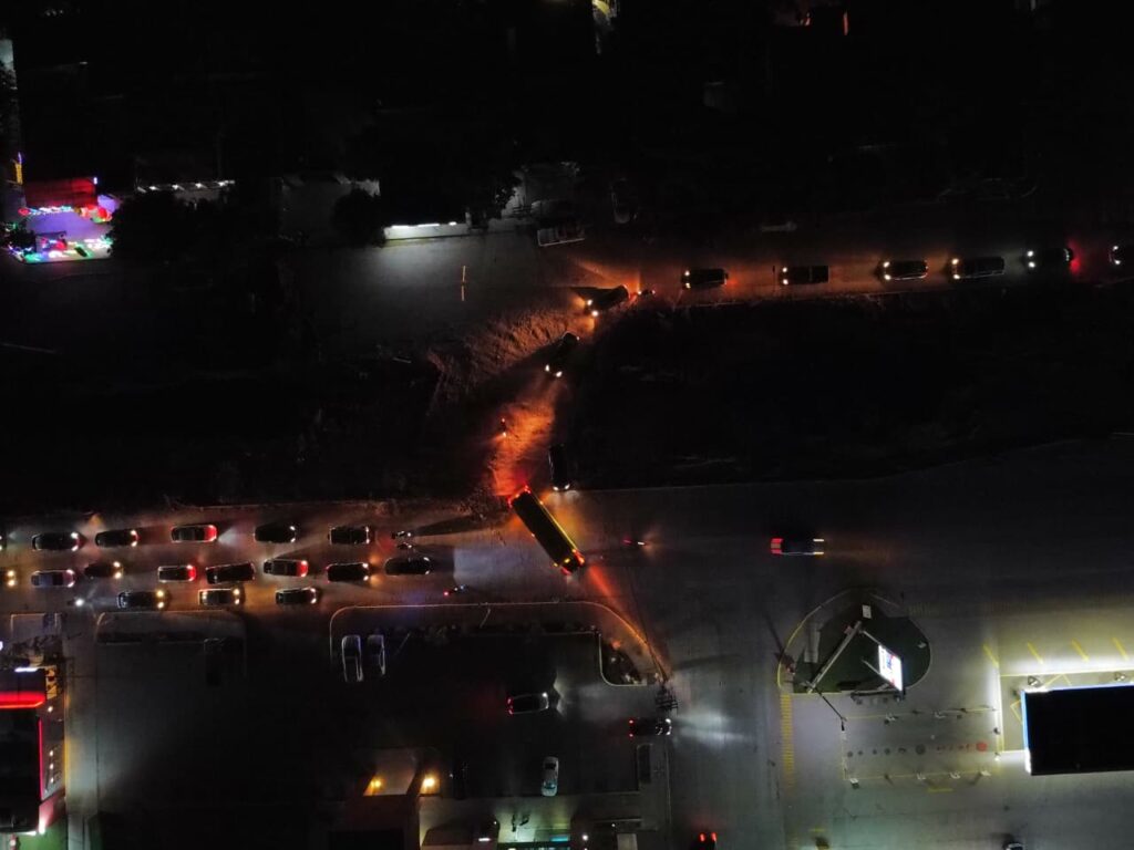Cierre del bulevar Macario Gaxiola en Los Mochis