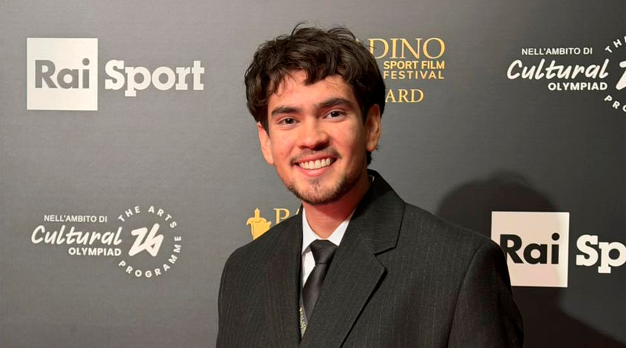 Cineasta Sinaloense Jonathan Álvarez participa en festival de Italia