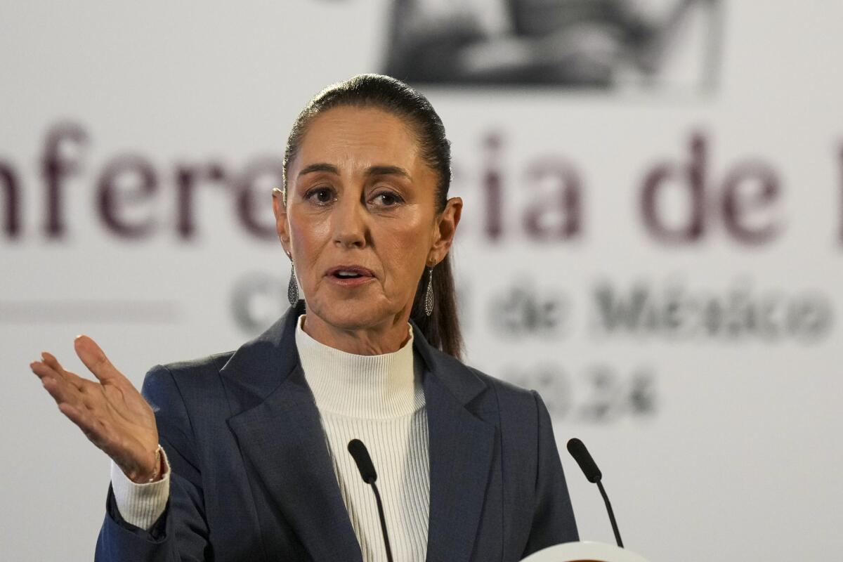 Por visita a EU, Claudia Sheinbaum designa suplente para la 