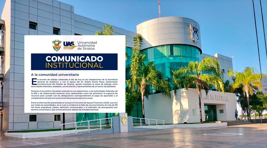 Federación, Estado y la UAS concretan mesa de diálogo