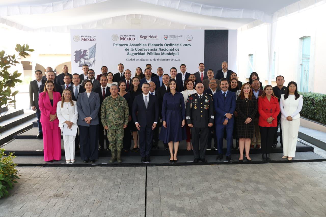 García Harfuch agradece participación en la Conferencia Nacional de Seguridad Pública Municipal
