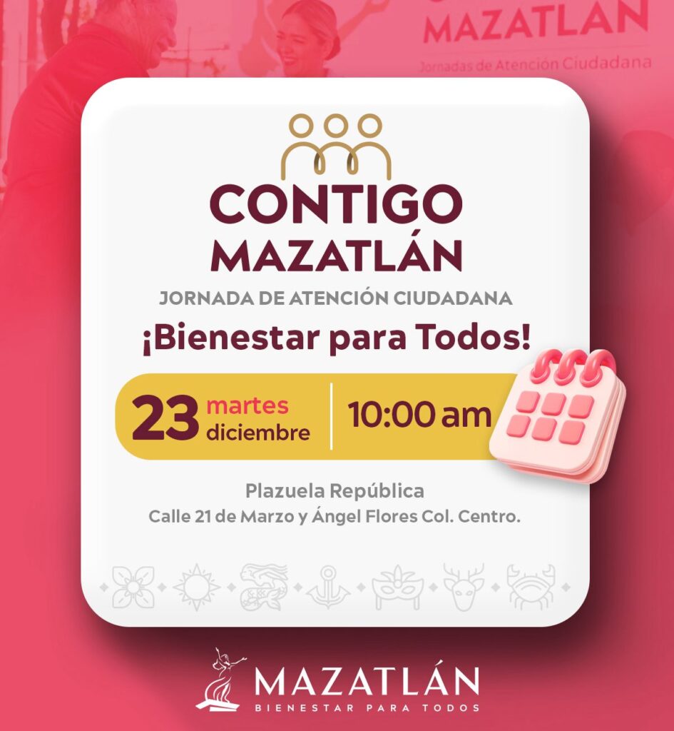 Edición de evento 'Contigo Mazatlán'