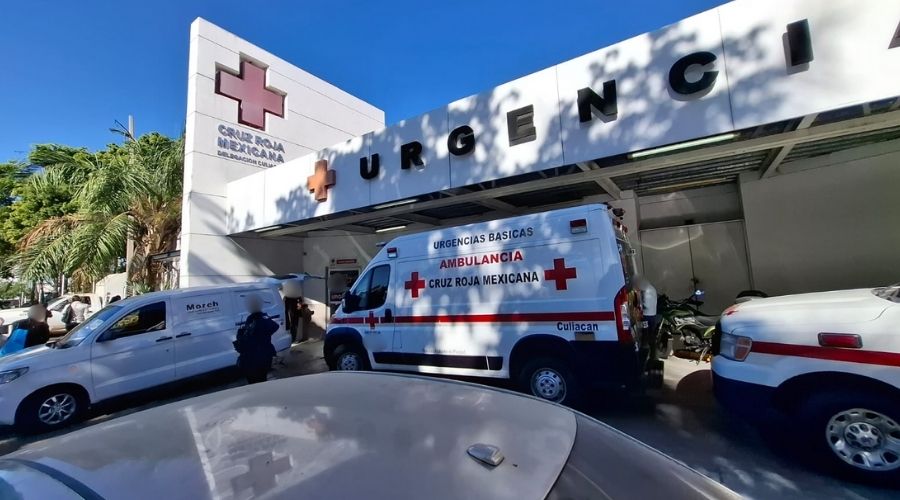 Fachada de urgencias de la Cruz Roja en Cualiacán