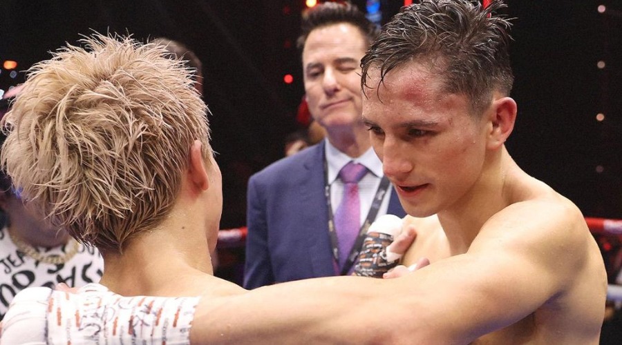 David Picasso en pelea con Naoya Inoue