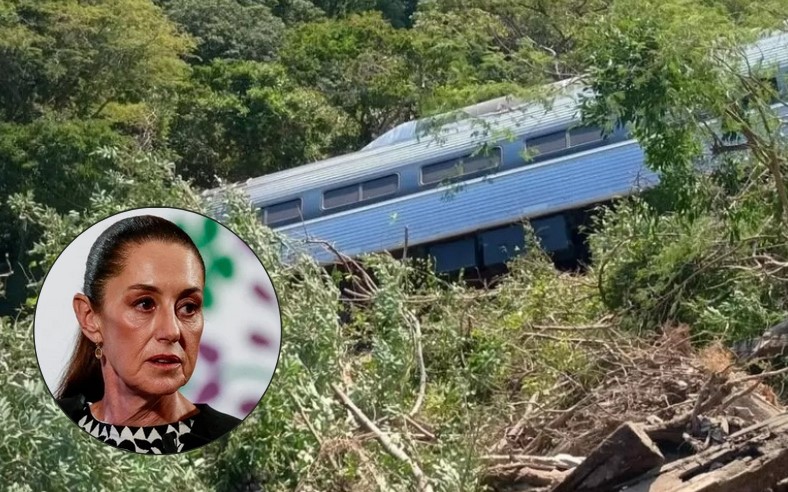 Sheinbaum se pronuncia y confirma atención a descarrilamiento de Tren Interoceánico en Oaxaca