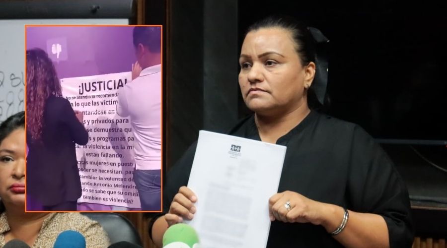 PErsona sosteniendo una hoja y en un recuadro dos personas colocando una manta