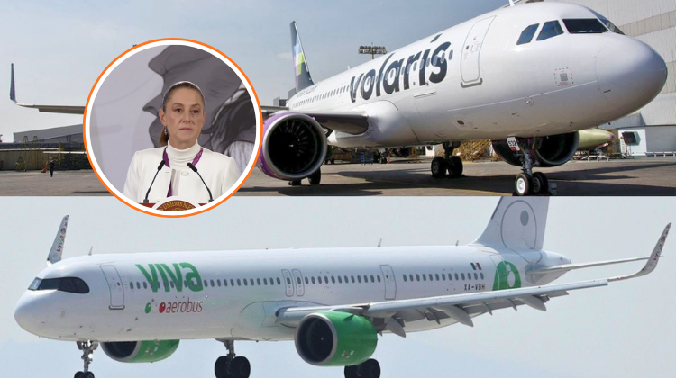 Sheinbaum celebra alianza entre Volaris y Viva Aerobús como inversión estratégica para México
