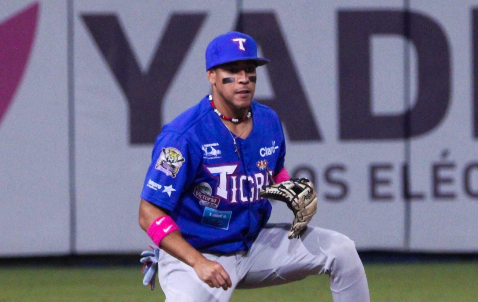 Eddy Díaz en el campo de juego