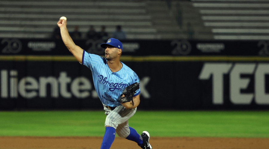 Elian Leyva se llevó la victoria por los Yaquis