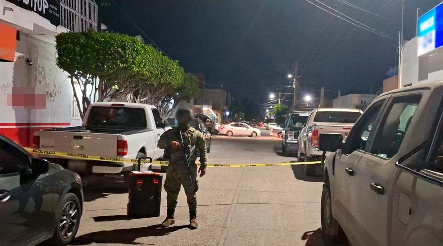 Elementos del Ejército Mexicano aseguran área tras intento de robo en Mazatlán