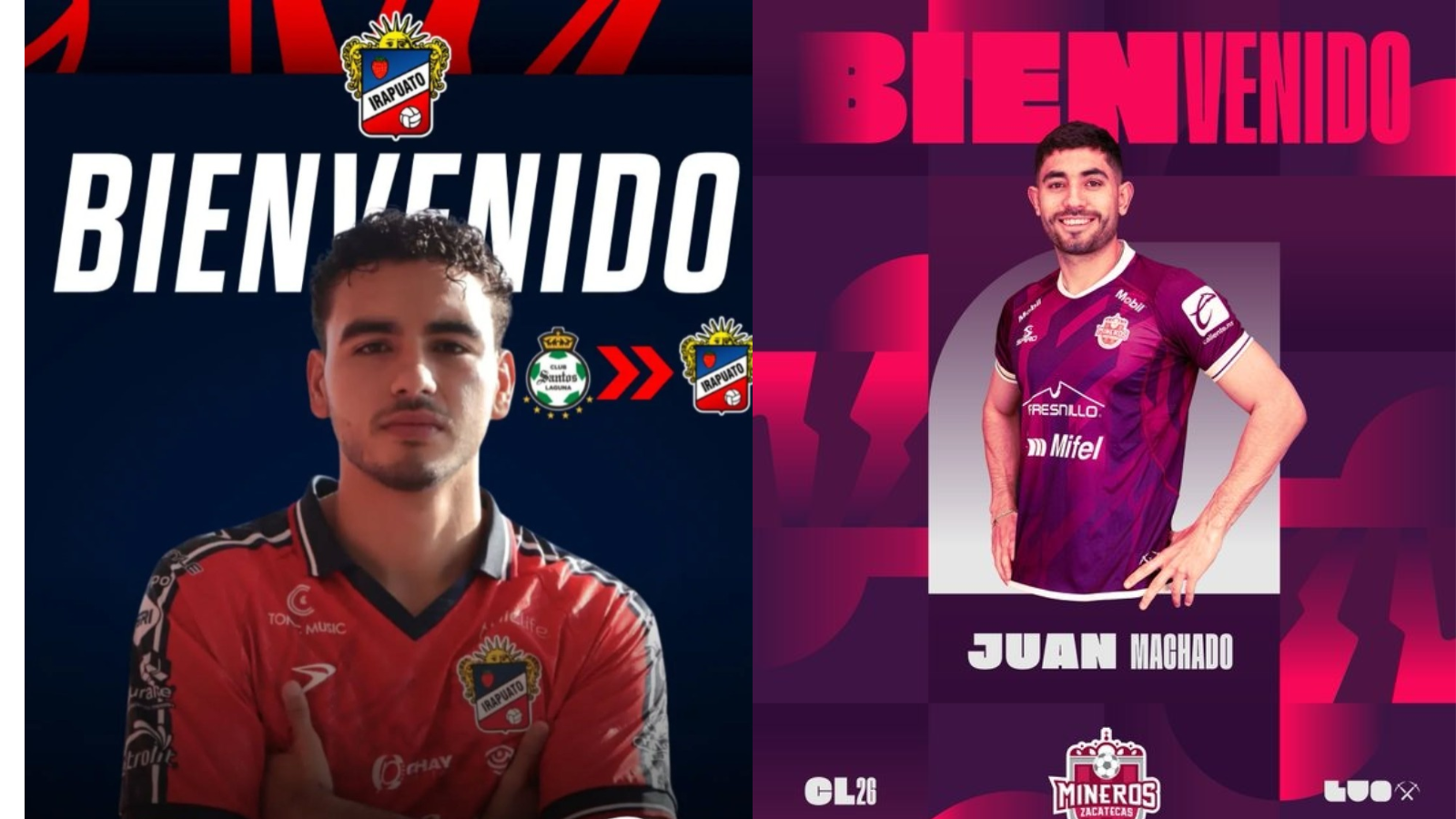 Ronaldo Rubio y José Juan Machado probarán suerte en la Liga Expansión MX