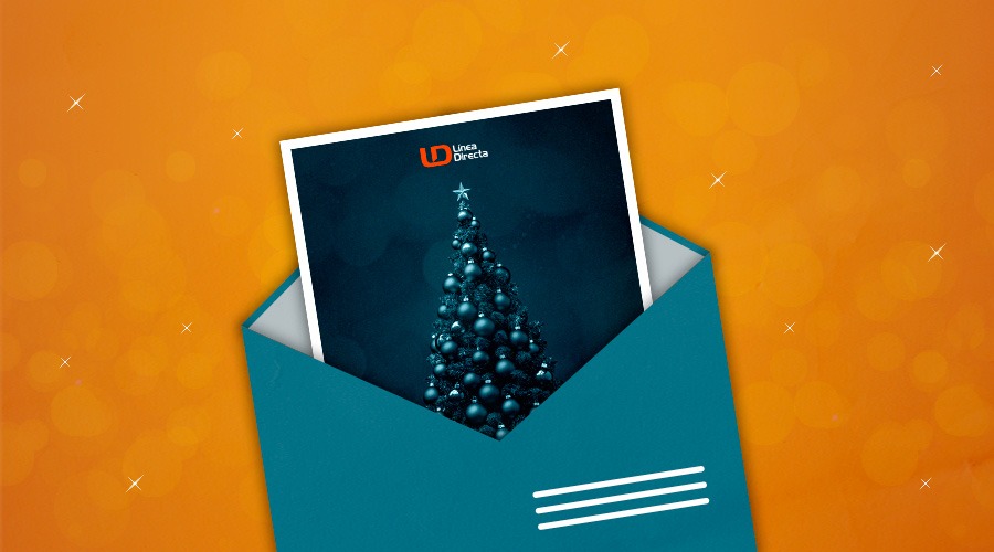 Diseño de Feliz Navidad de Línea Directa y RSN