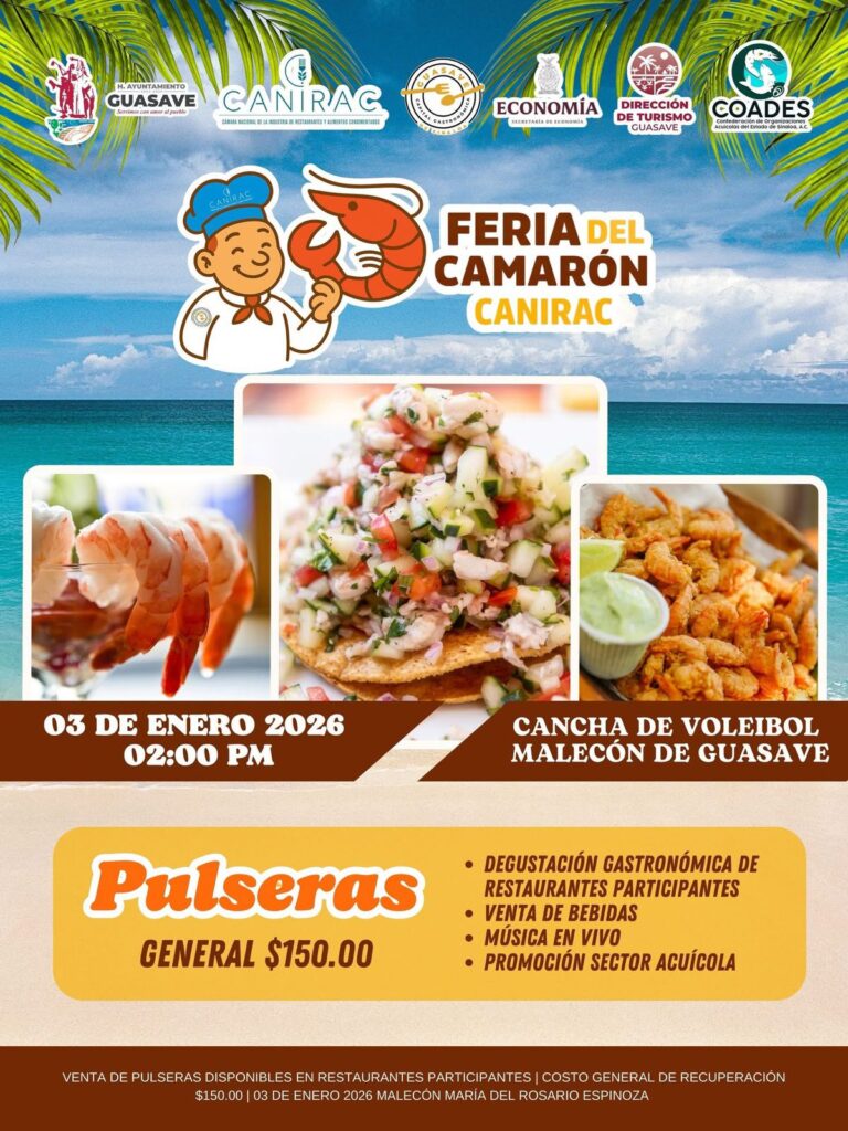 Anuncio de la Feria del Camarón 