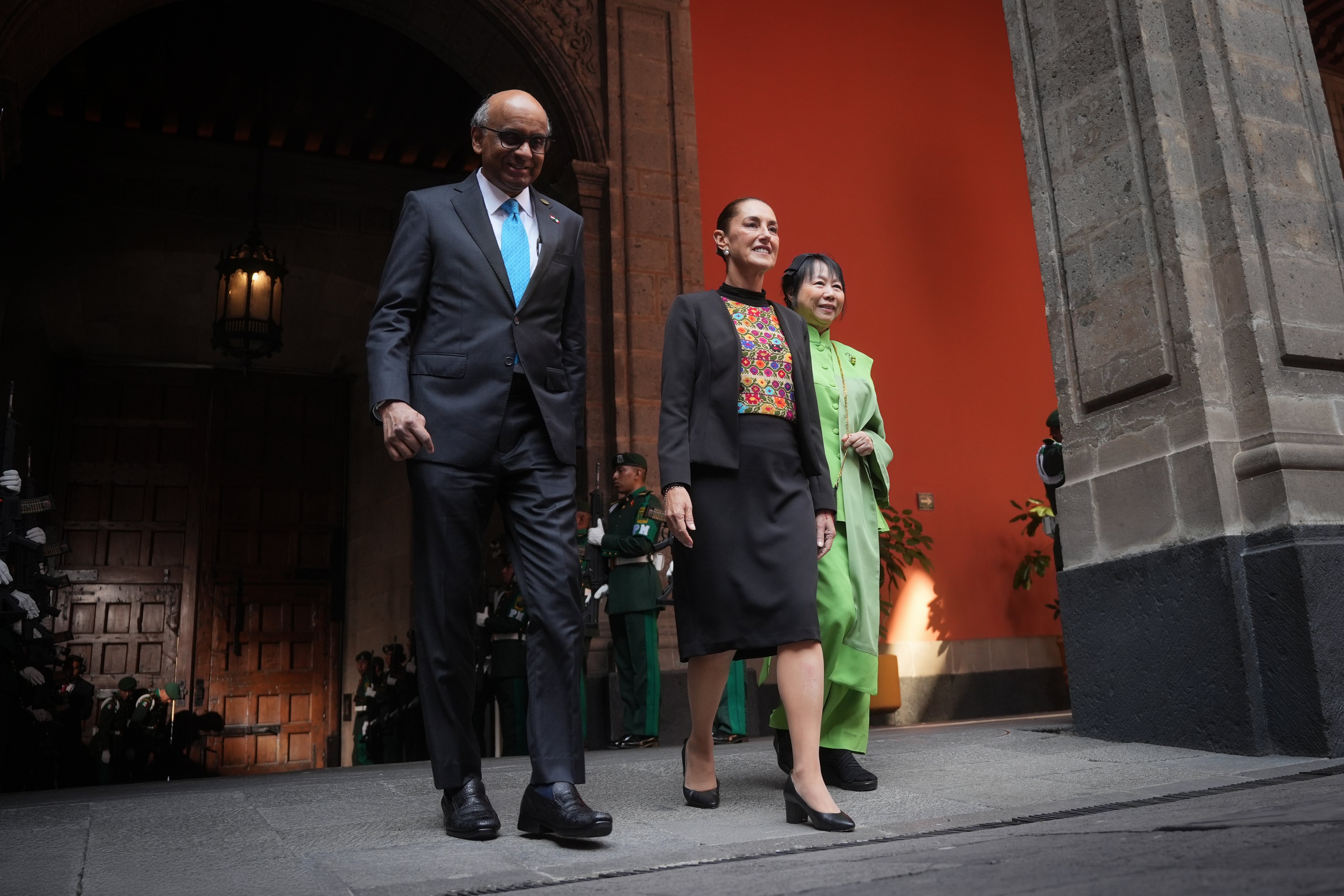 Claudia Sheinbaum Pardo y Tharman Shanmugaratnam