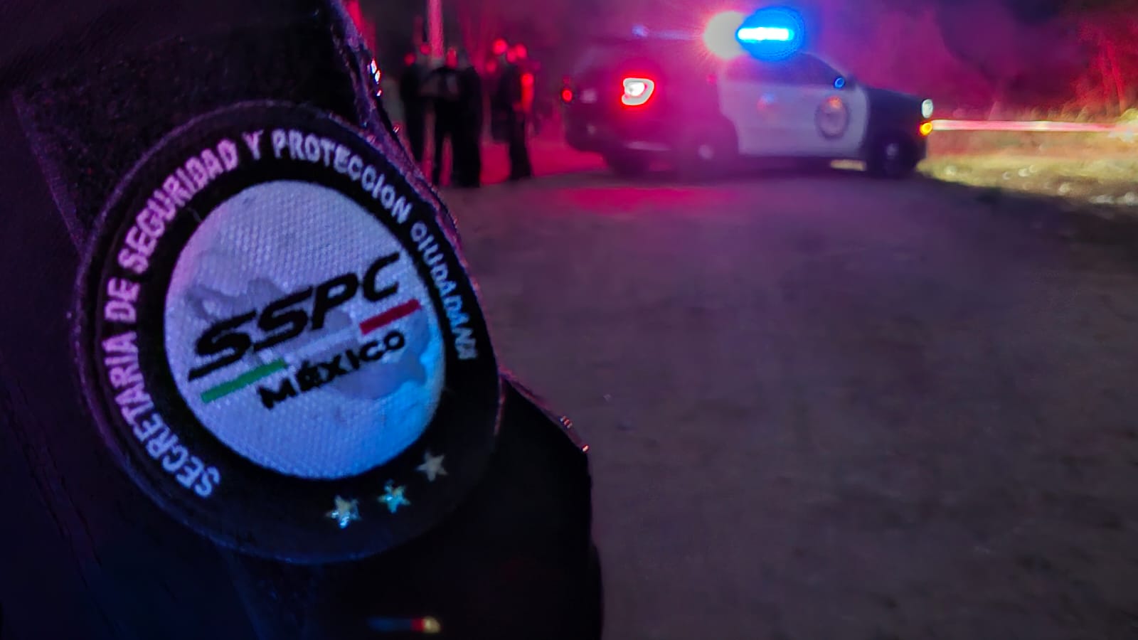Elementos de seguridad en el lugar de los hechos,