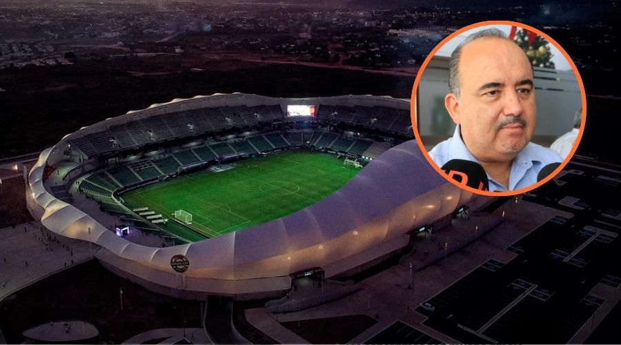 Estadio Kraken junto a Guillermo Romero