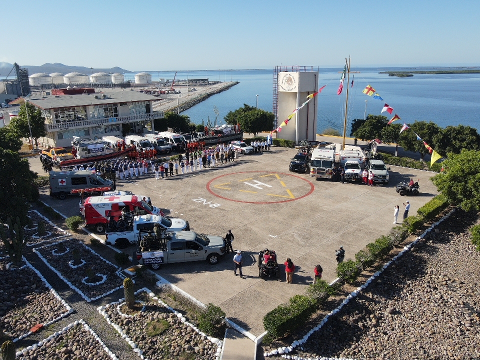 Vehículos de la Operación Salvavidas 2025 en Sinaloa