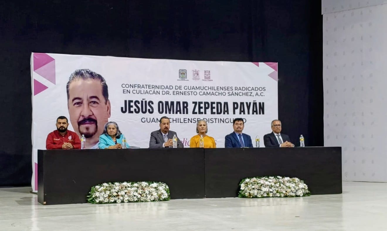 Ceremonia para Jesús Omar Zepeda, que fue reconocido como Guamuchilense Distinguido 2025