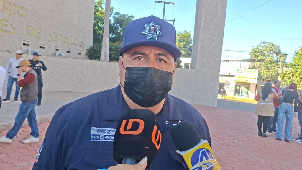 Juan de Dios López Rubio, titular de Seguridad Pública en Guasave