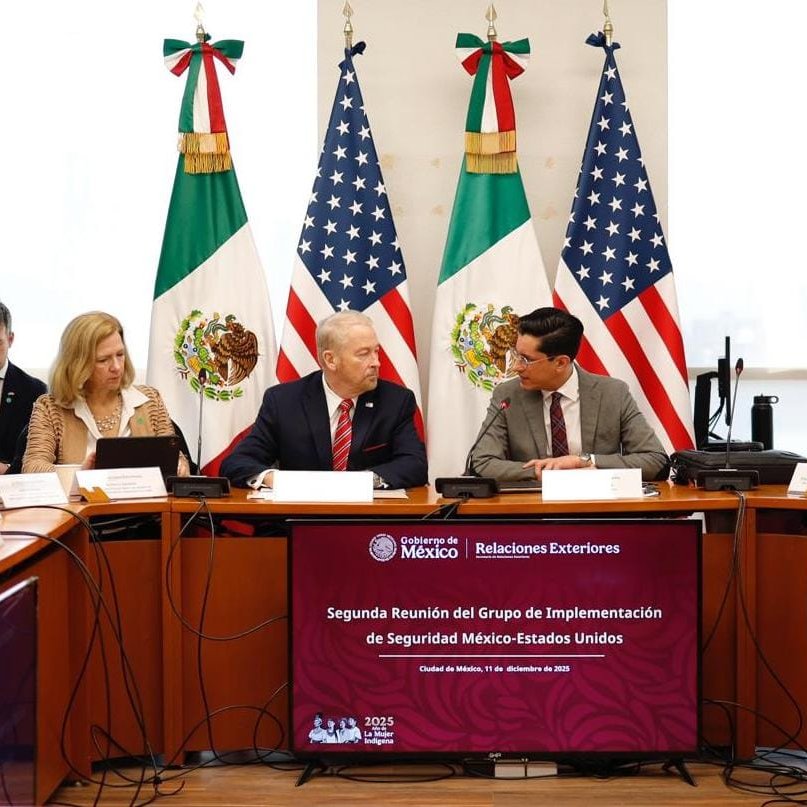 México y EU coordinan estrategias de seguridad; acuerdan profundizar intercambio de información