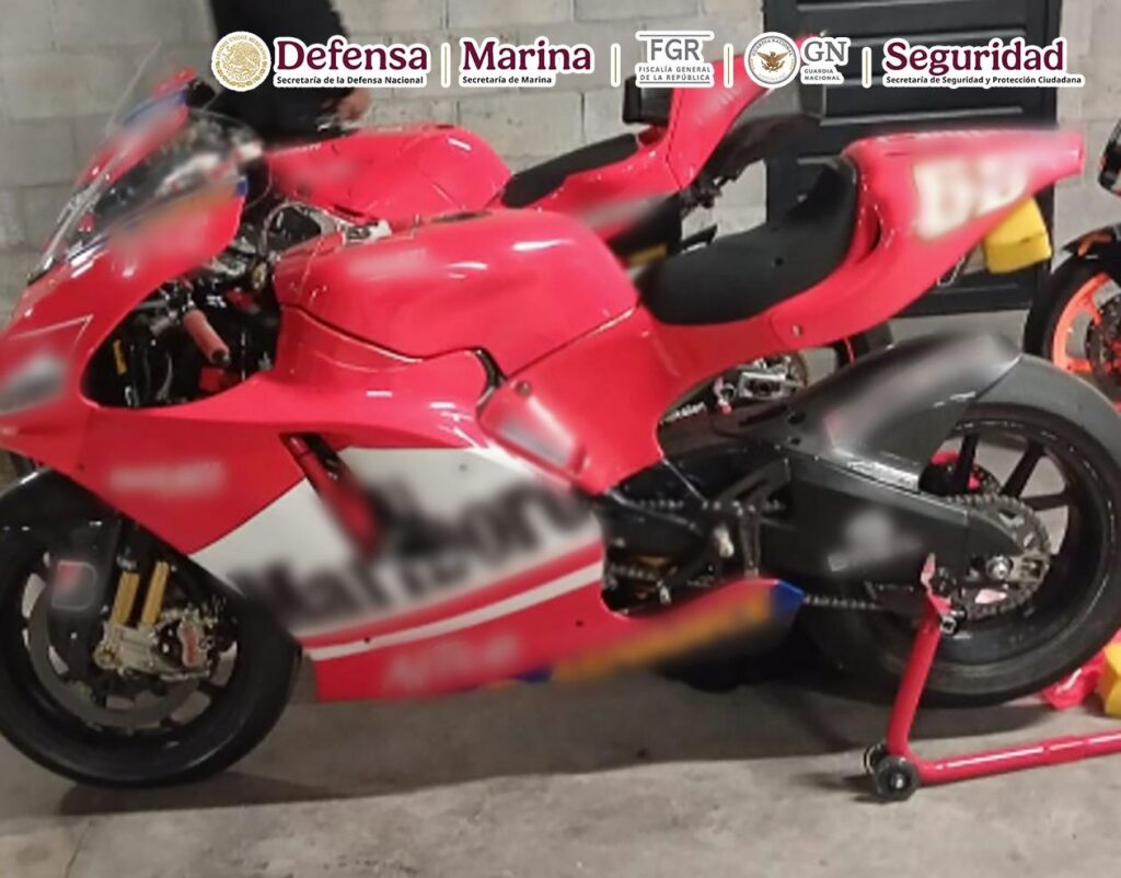 Aseguran 62 motocicletas de alta gama y droga en cateos relacionados con el exatleta Ryan Wedding