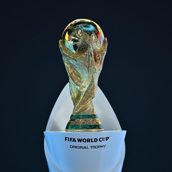 Copa del Mundo FIFA 2026 sobre una base color blanco