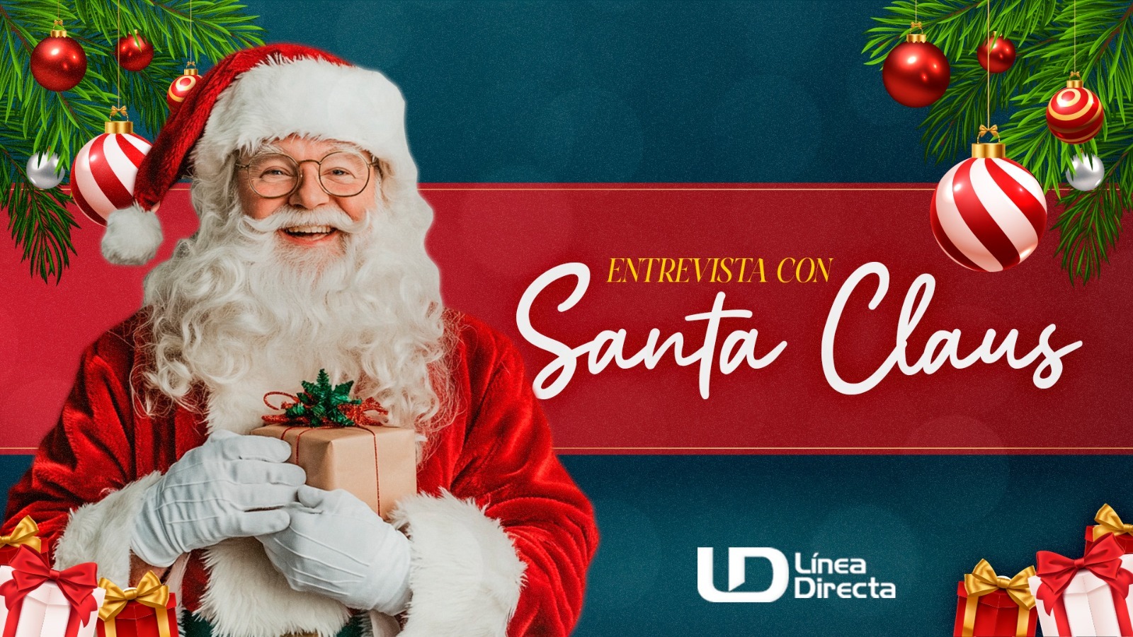 El mensaje de Santa y hasta del Grinch en entrevista con Línea Directa