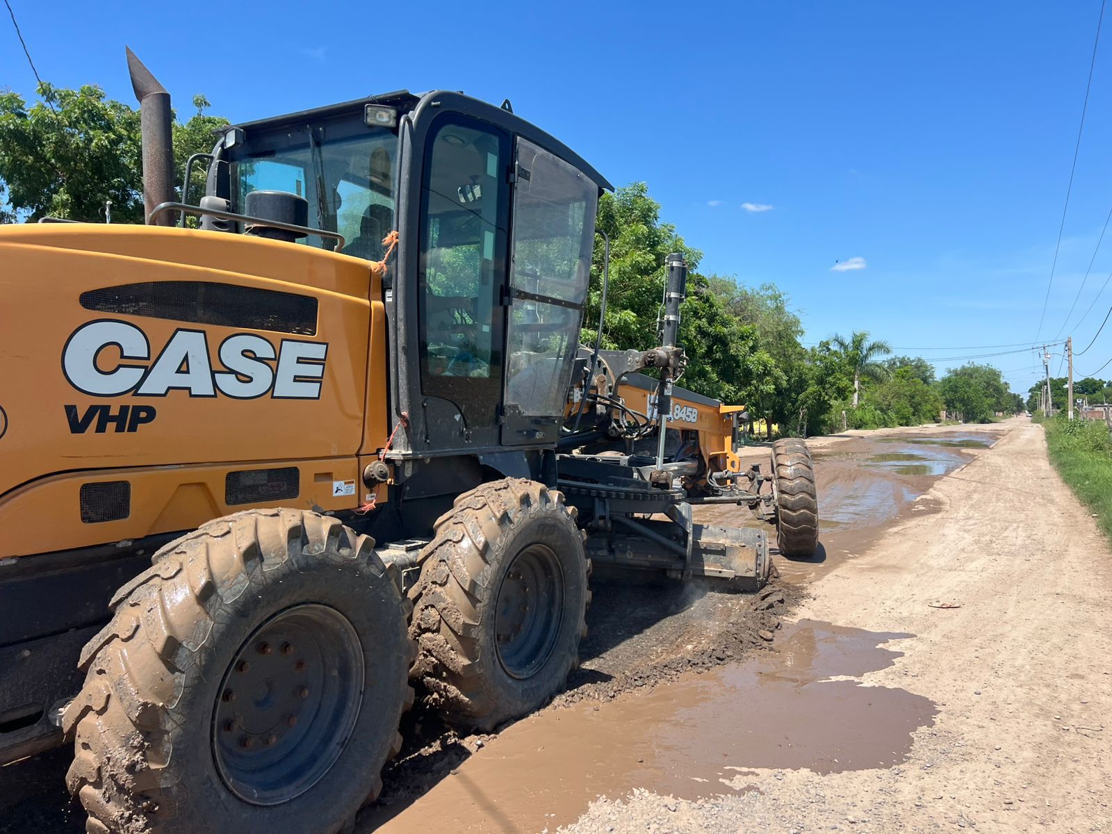 Continuación de las obras públicas en Guasave