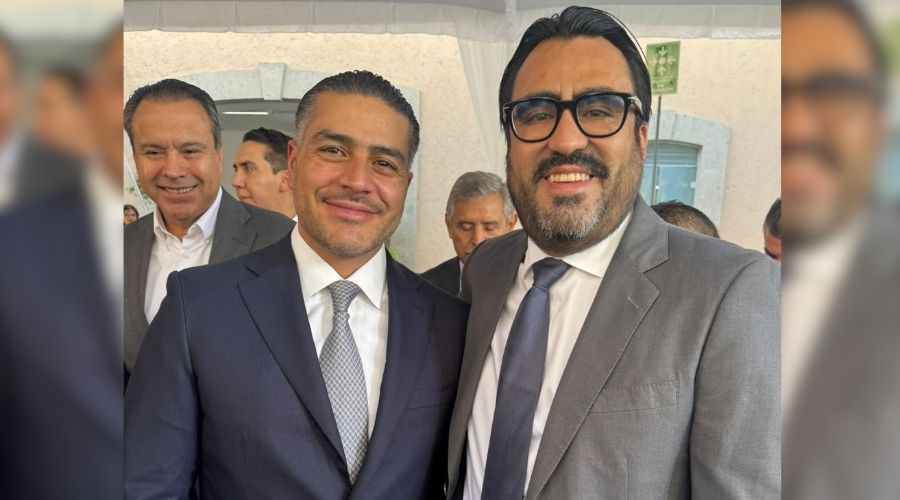 Omar García Harfuch junto a Juan de Dios Gámez Mendívil