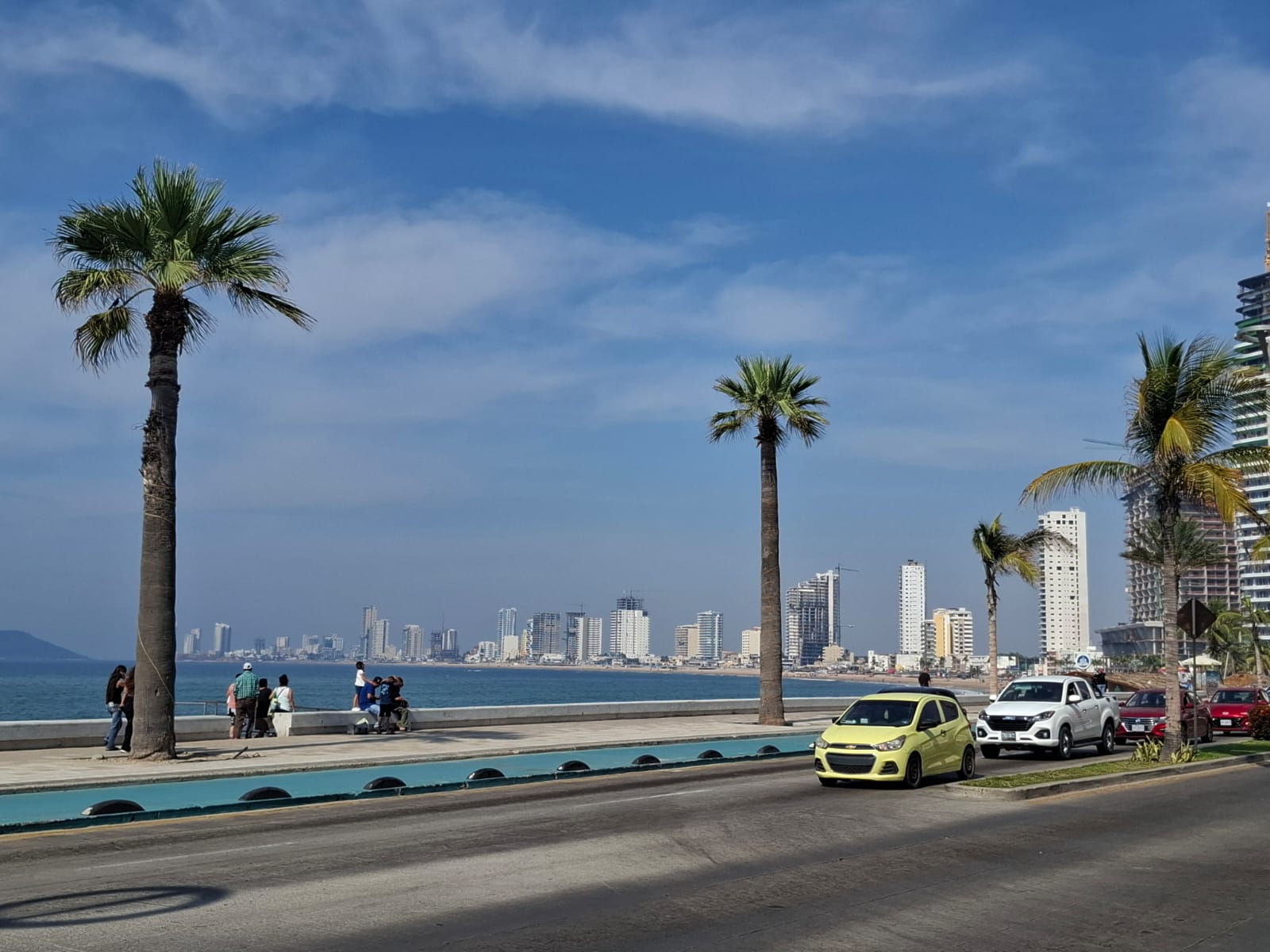 Paisaje con hoteles en Mazatlán