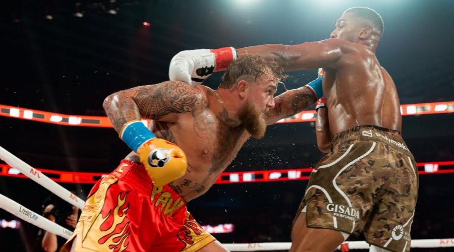 Jake Paul vs Anthony Joshua en una pelea de boxeo
