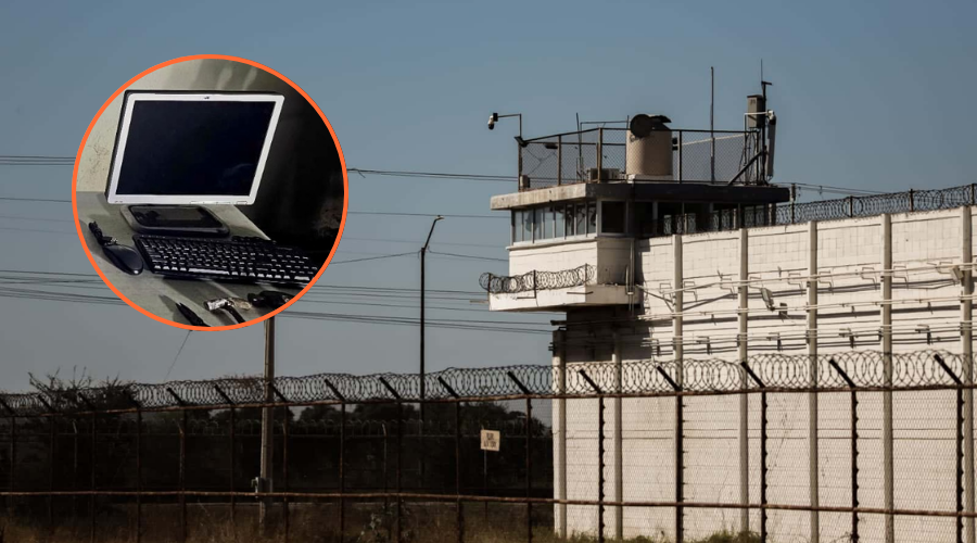 Centro Penitenciario de Aguaruto y en un círculo una computadora
