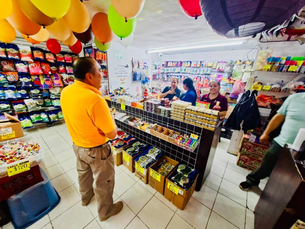 Elemento de PC en tienda de fiestas