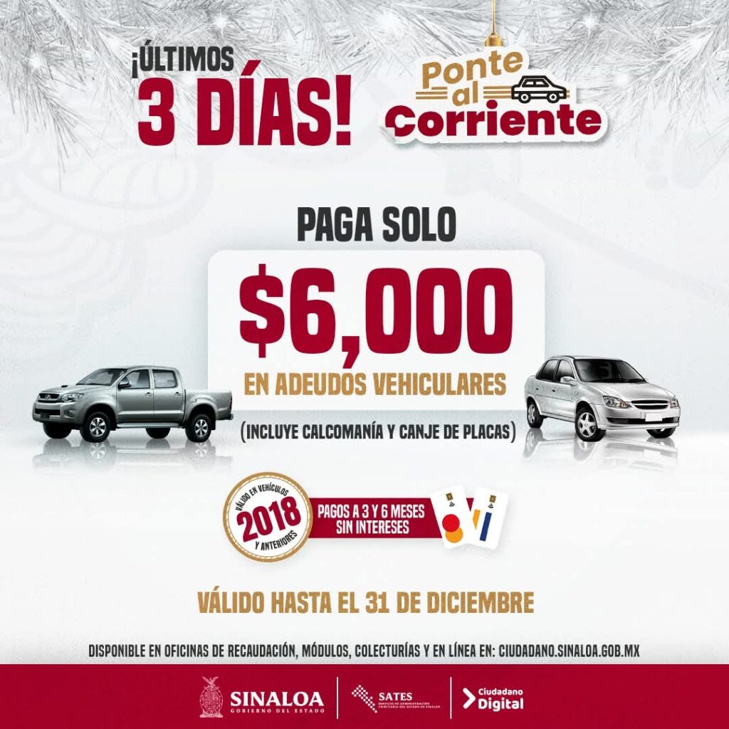 Se le invita a la ciudadanía a aprovechar los últimos días del programa "Ponte al Corriente"