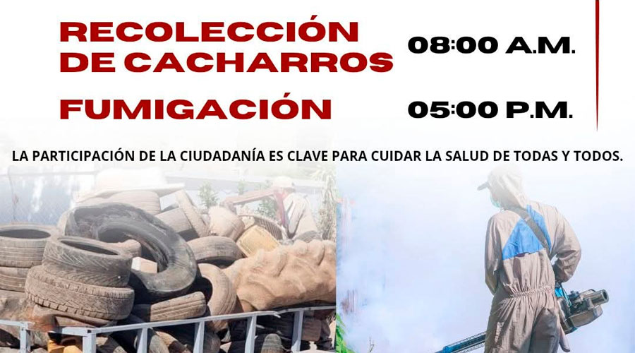 Anuncio de recolección de cacharros en JJR