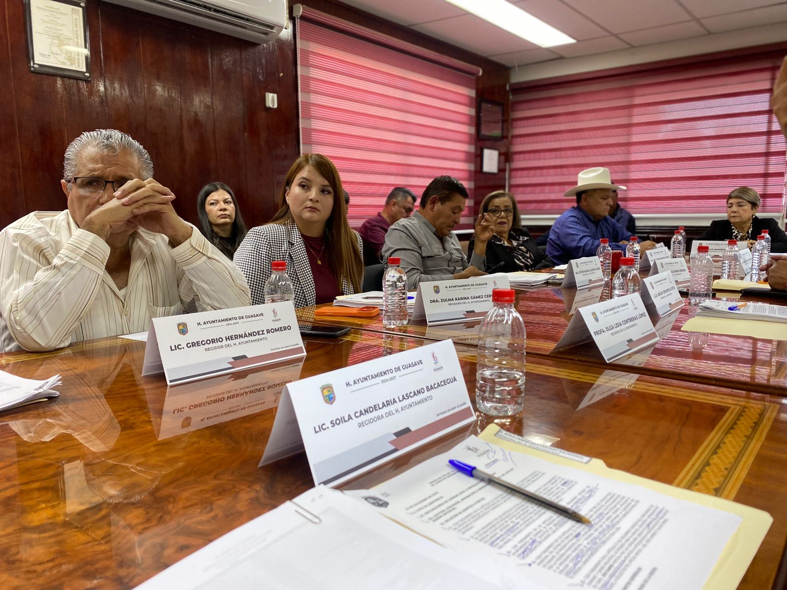 Sesión del cabildo de Guasave donde se abordó el tema del manejo de recursos públicos