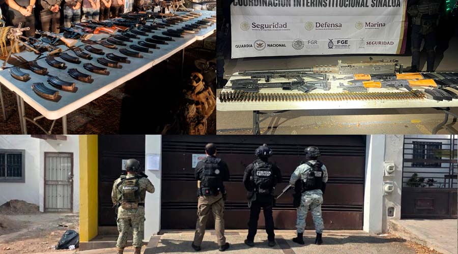 Resultados de operativos en Sinaloa
