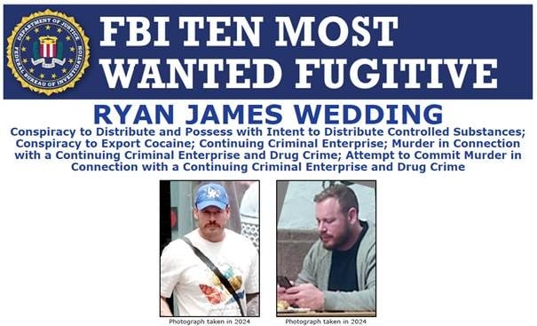 Difunden videomensaje sobre recompensa por Ryan James Wedding, exatleta señalado por narcotráfico