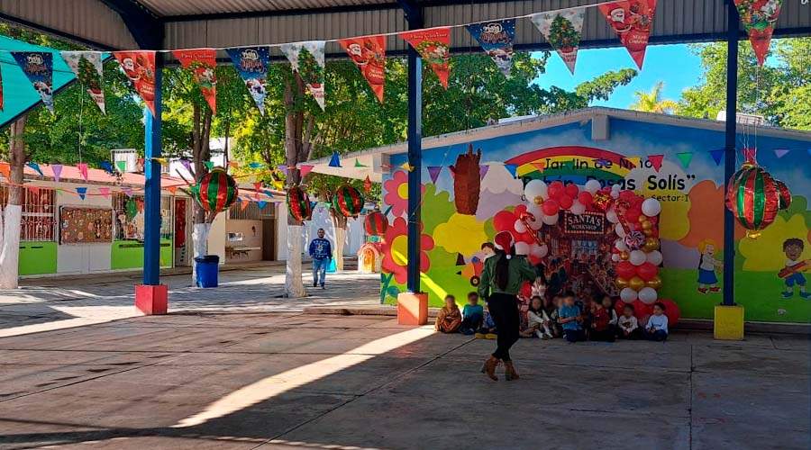 Jardín de niños Rubén Rosas Solís, en Los Mochis