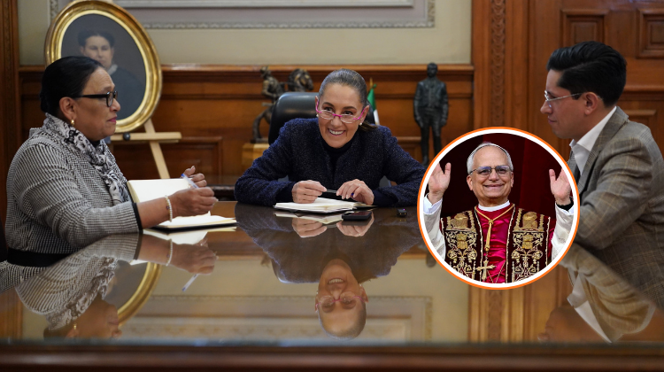 Sheinbaum habla con el papa León XIV