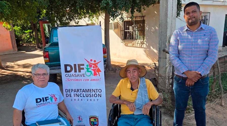 Donación de sillas de ruedas de DIF Guasave