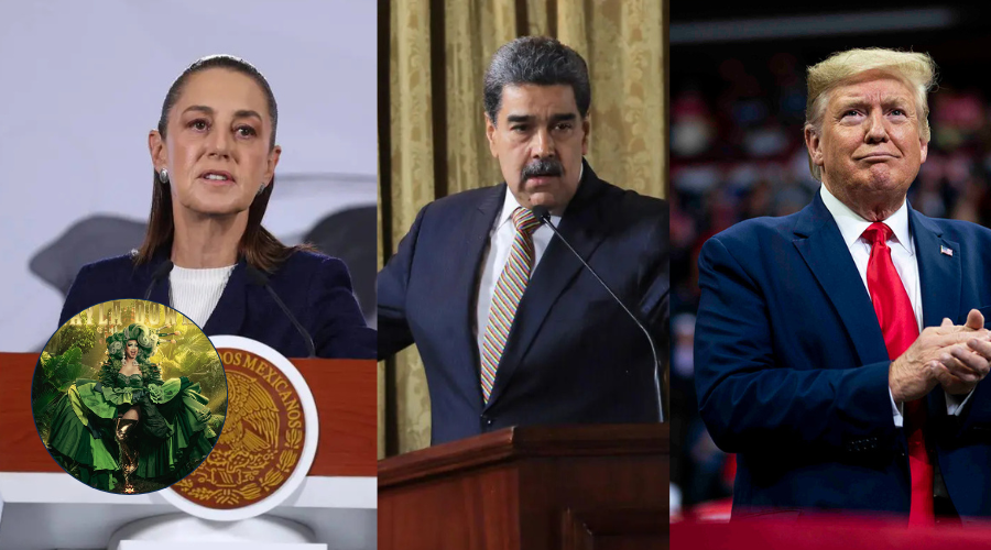 Claudia Sheinbaum, Nicolas Maduro, Donald Trump